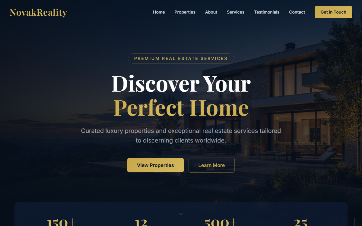 NovakReality | Premium Real Estate Services preview